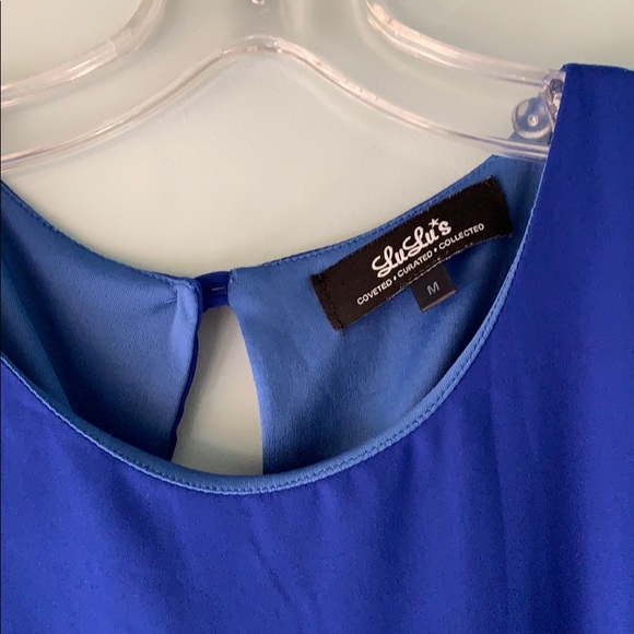 Blue Flowy dress, size M - Picture 3 of 5